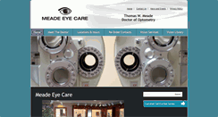 Desktop Screenshot of meadeeyecare.com